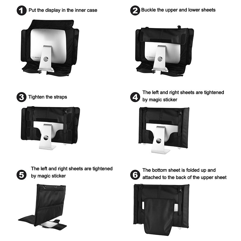 TXESIGN Travel Carrying Bag for iMac 27-Inch All-in-One Desktop Computer Protective Case Dust Cover Storage Bag TXESIGN Travel Carrying Bag for iMac 27-Inch All-in-One Desktop Computer Protective Case Dust Cover Storage Bag